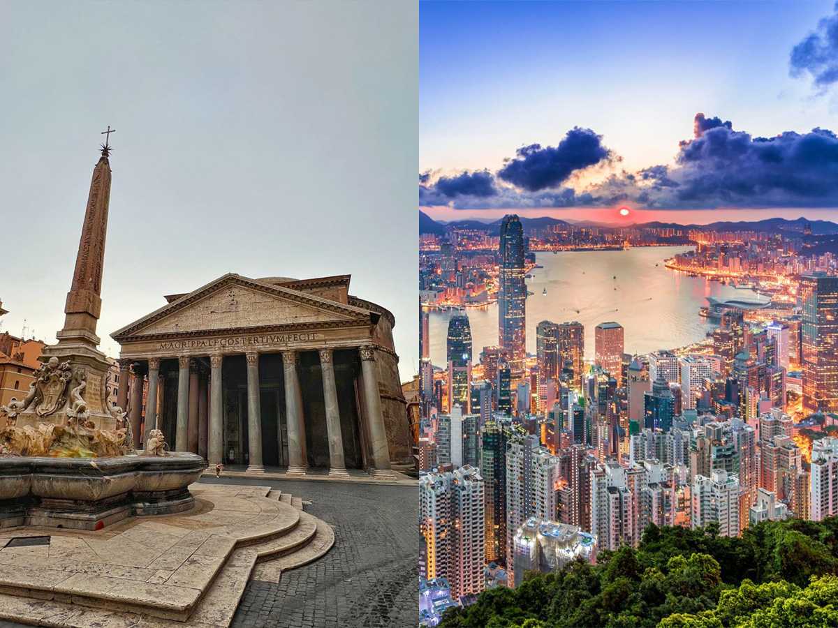 lights, construction, architectural vision, Pantheon, Romans, LED lights, arch, structural form, Hong Kong