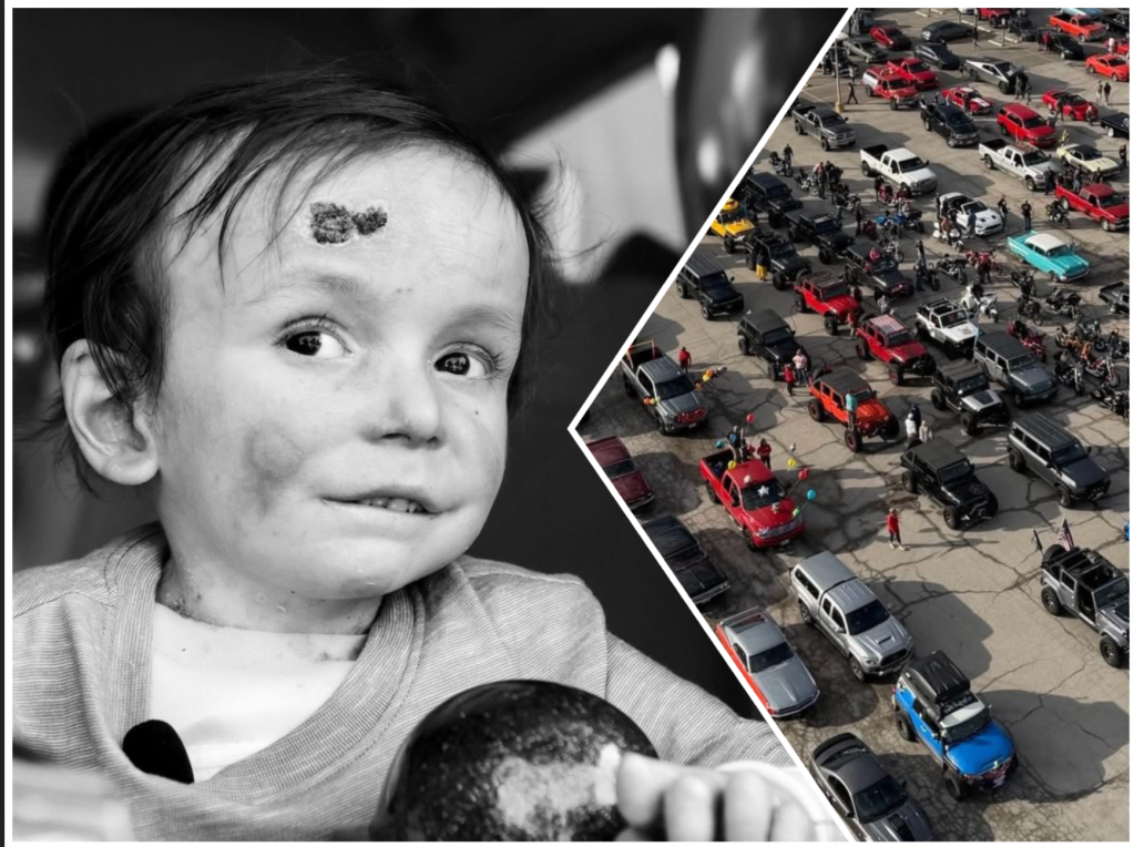 community, parade, children, cars, trucks