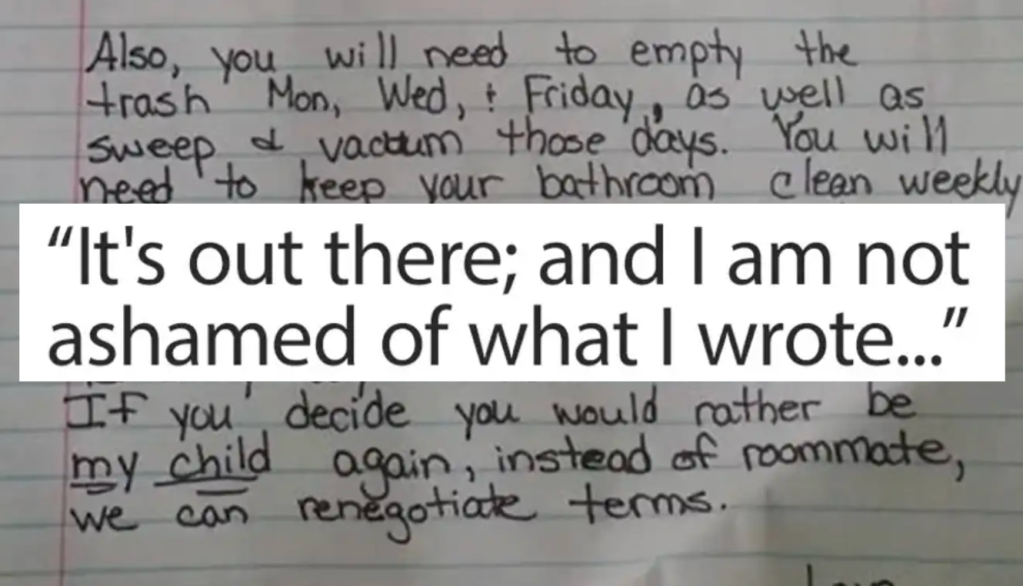 Heidi Johnson, tough love, mom, parenting, viral letter, Facebook, 13-year-old, YouTuber son, accidental viral post, parenting debate, roommate letter
