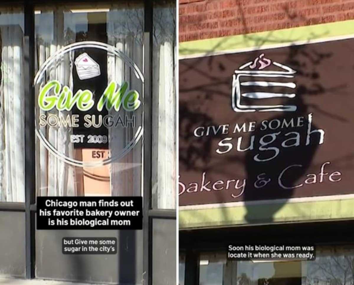 Vamarr Hunter, Lenore Lindsay, Give Me Some Sugah, bakery, adoption, reunion, Chicago, NBC Chicago, genetic testing, family