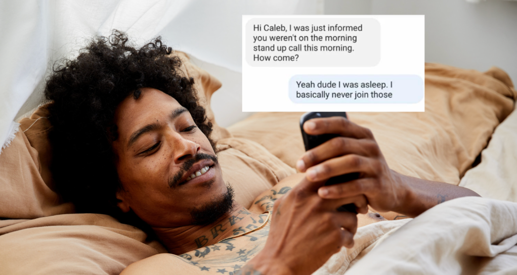 independent contractor, Caleb, @BirdRespecter, toxic workplace, Great Resignation, text exchange, worker's rights, contracts, Bored Panda, The Guardian