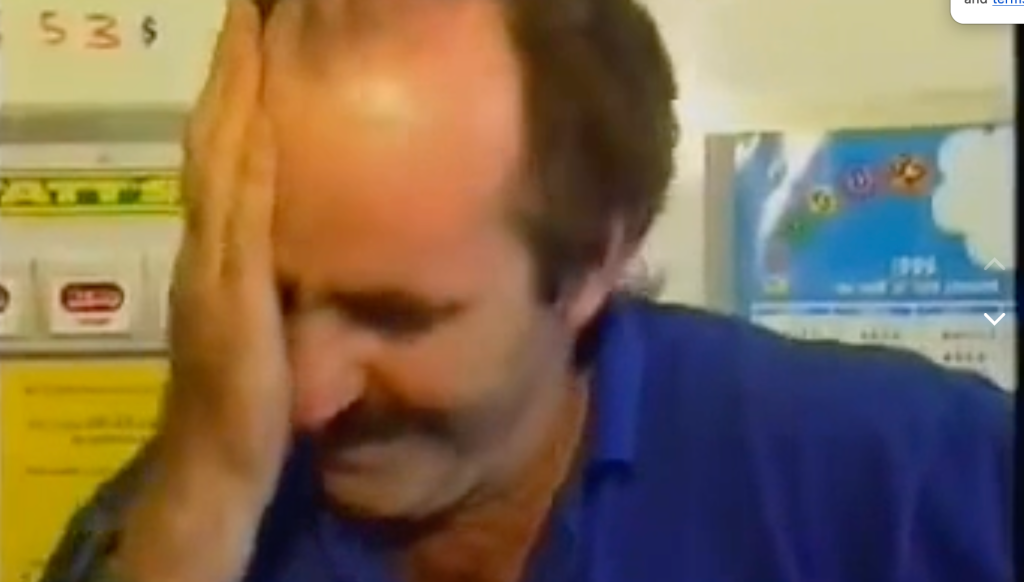 Bill Morgan, luckiest man alive, lottery re-enactment, viral lottery video, coma survivor, double jackpot, Australian lottery, scratch-off win