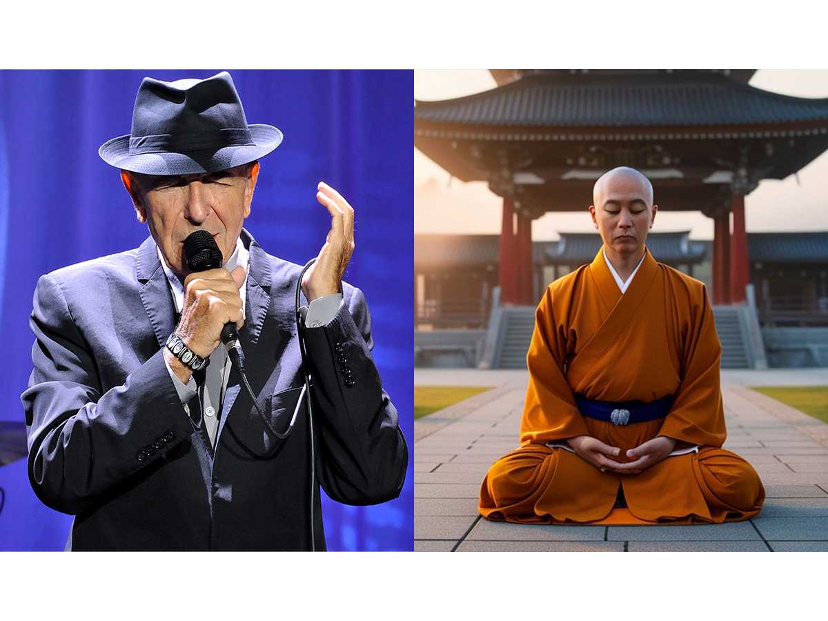 celebrity, Leonard Cohen, monk, Roshi, Mount Baldy, Instagram, Buddhism, spiritual guidance