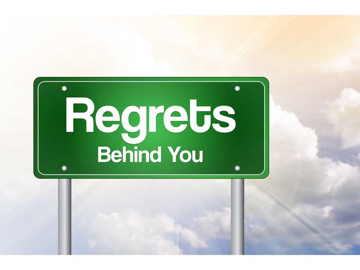 regrets, suffering, life satisfaction, depression, well-being, emotion control, self-disciplin, self-love