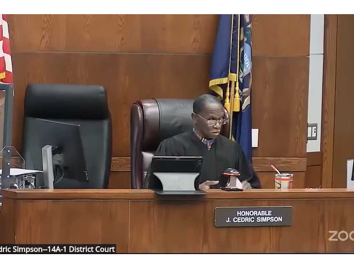 Washetenaw Community College, Honorable J. Cedric Simpson, Simpson, African American, trial, District Court