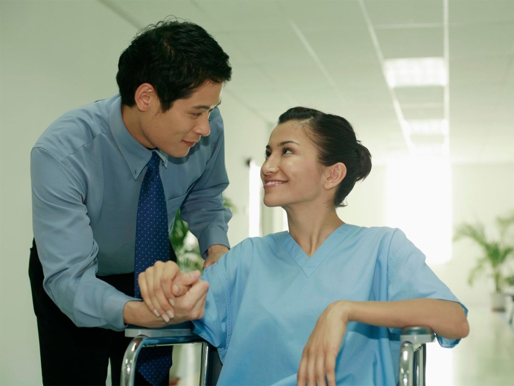 She was afraid that becoming paralyzed would end her marriage. He refused to leave.