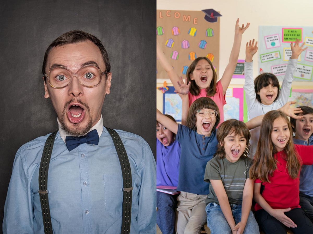 classroom, TikTok, middle school, chaotic, teacher, education, kids