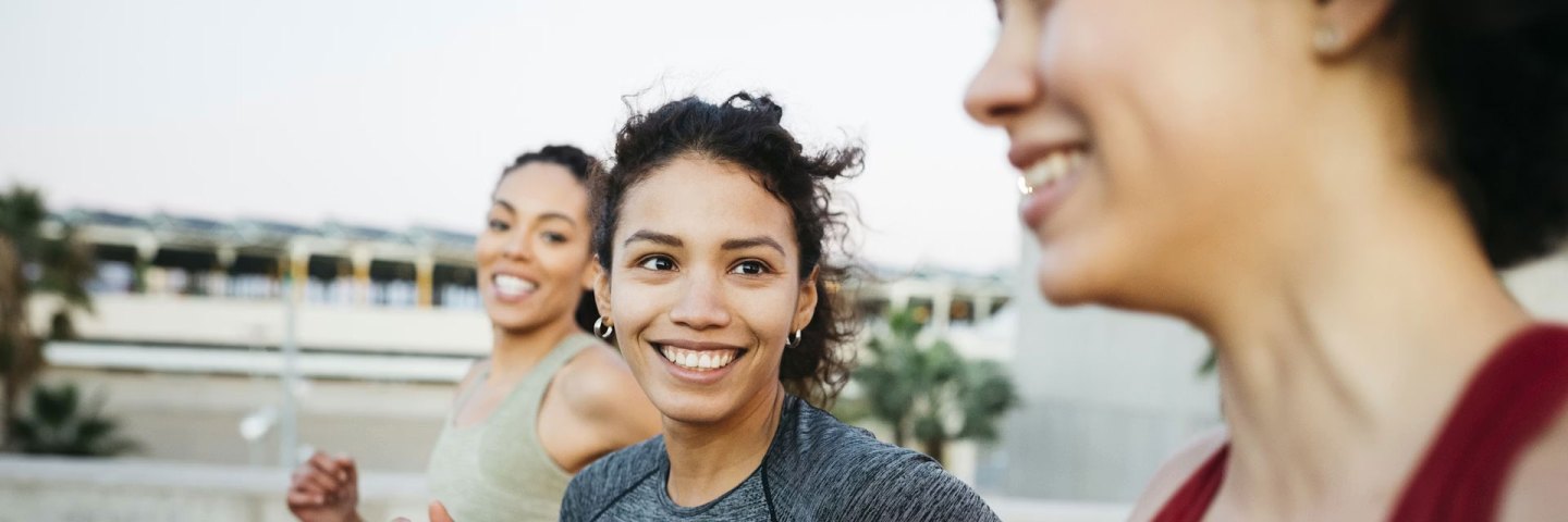 Research shows that doing exercise around other people improves your chances of sticking with it.