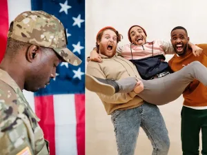 friendship, tap out, military, graduation, TikTok, family, community