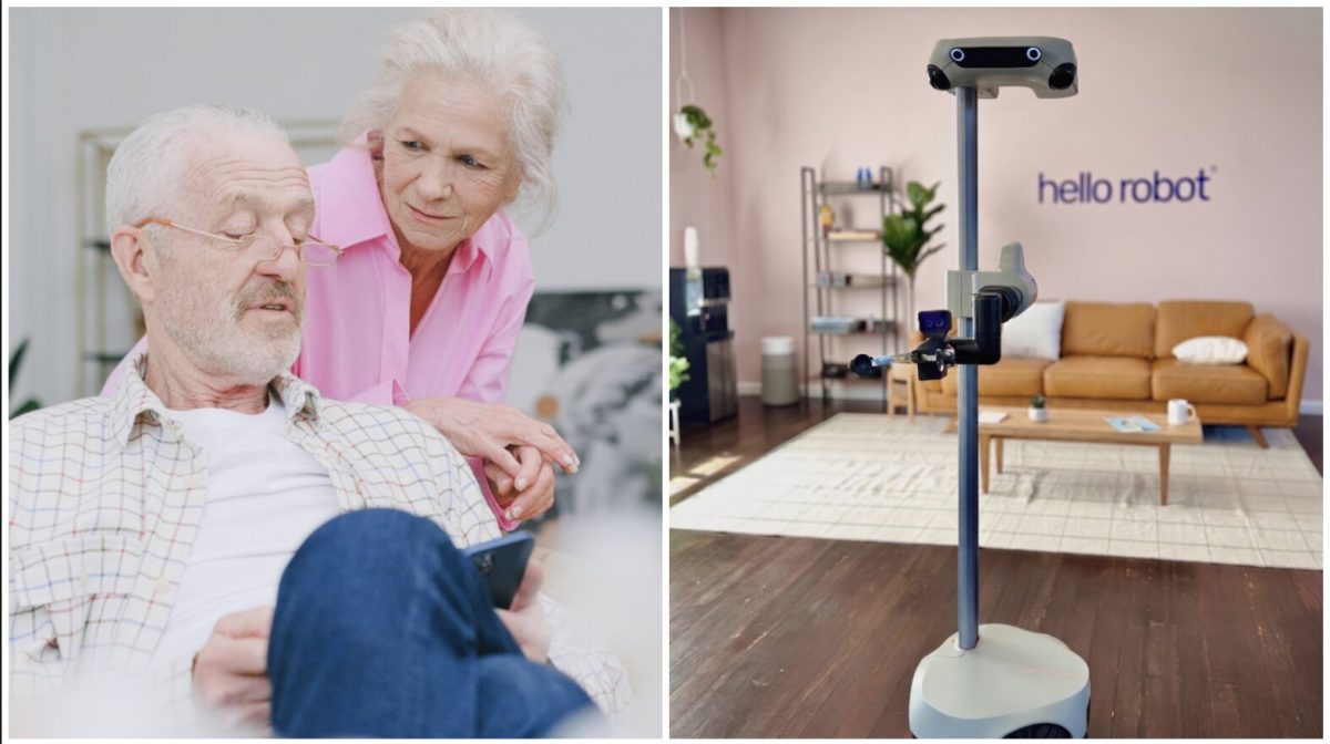 good.is - Erik Barnes - A dementia patient and his wife got their lives back thanks to a 'coat rack-like' robot