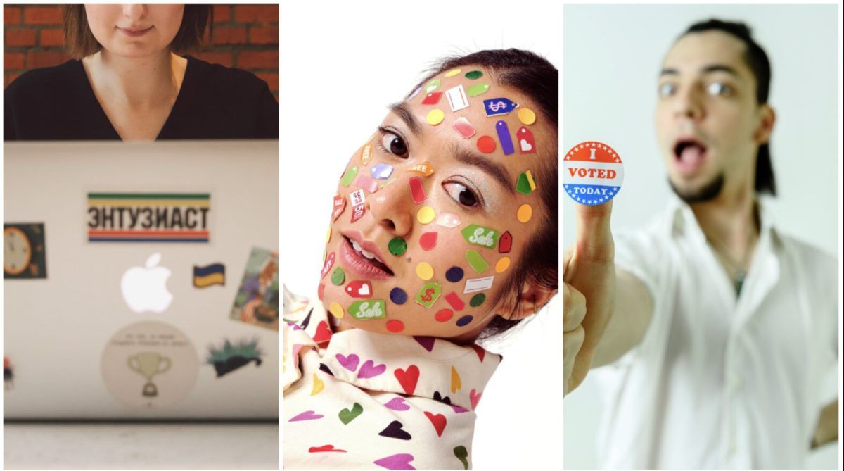 stickers, psychology, sociology, habits, boost