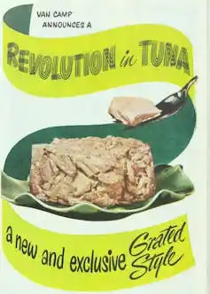 A 1949 ad in Ladies’ Home Journal announces a ‘Revolution in Tuna.'