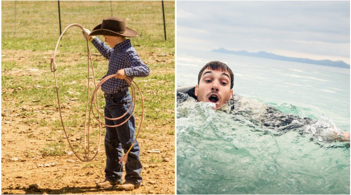 drowning, teenage hero, lasso, heroic story
