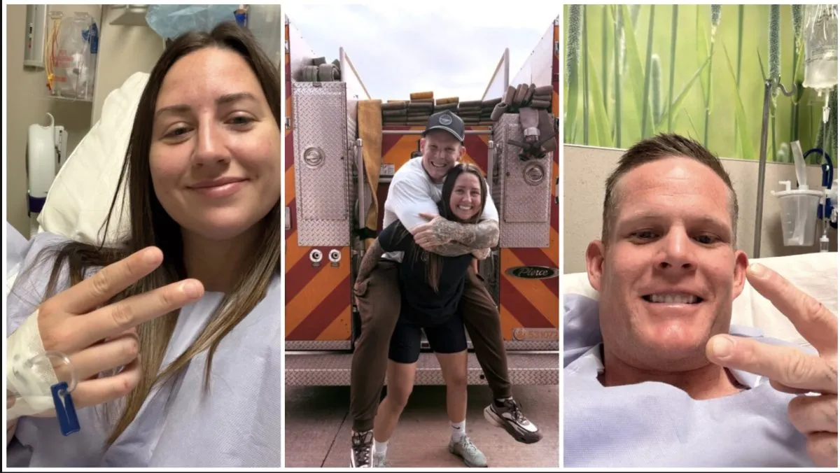 Arizona firefighter donates her kidney to a fellow firefighter—her husband