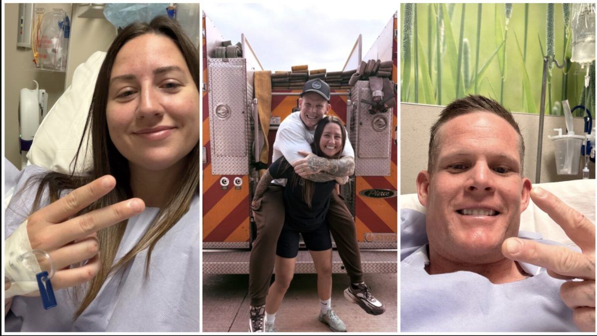 firefighters, kidney donation, health, kindness